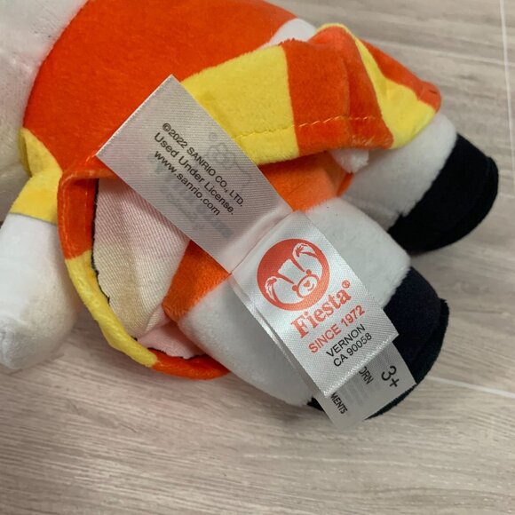 Sanrio Limited Edition Hello Kitty Halloween Candy Corn Plush Stuffed Animal - Picture 7 of 7